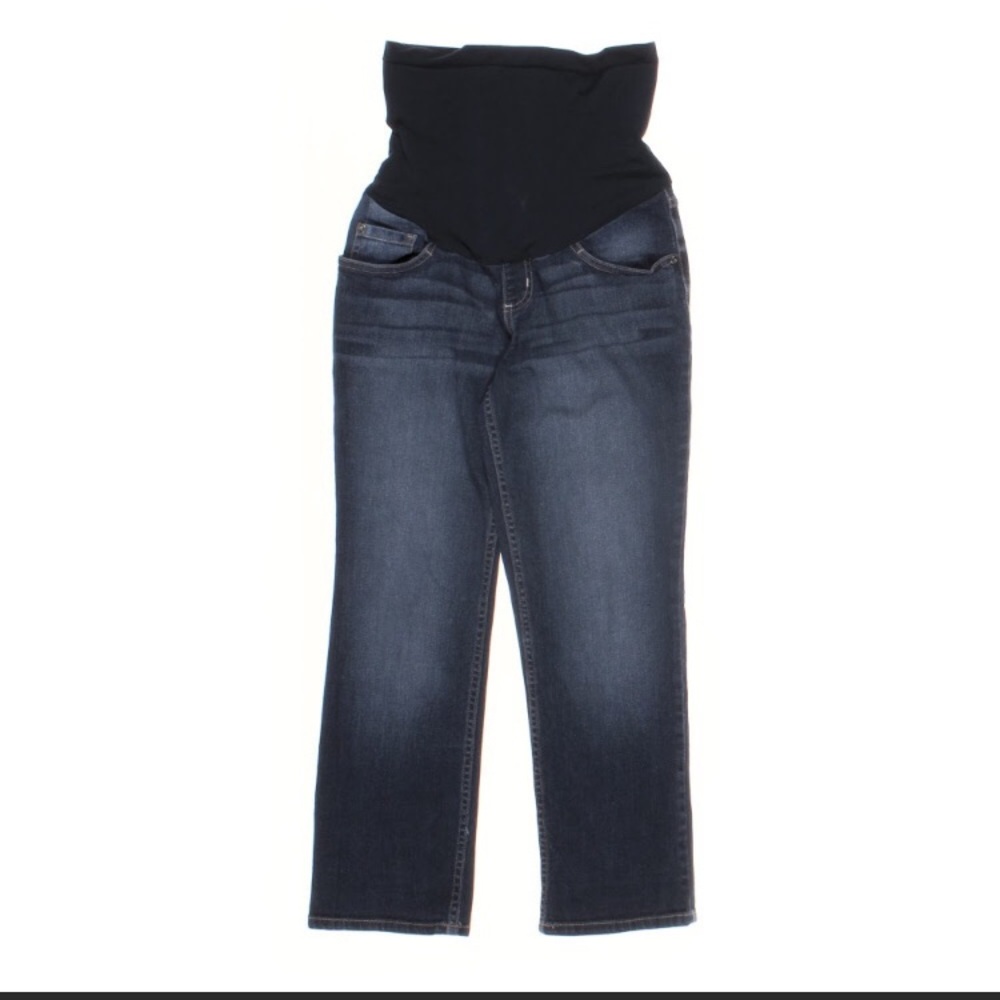 Blue Indigo Maternity Capris